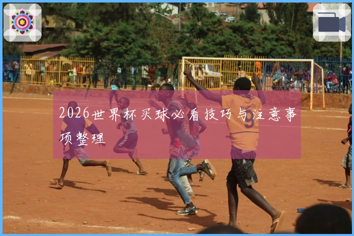2026世界杯买球必看技巧与注意事项整理