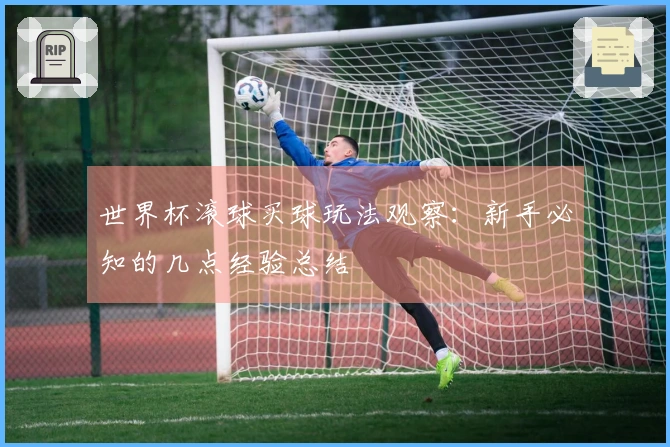 世界杯滚球买球玩法观察：新手必知的几点经验总结